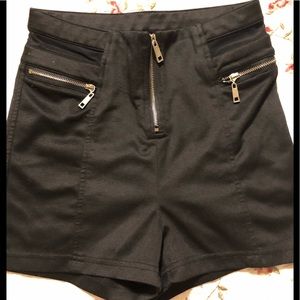 Alt B black shorts with zippers Dance or Play